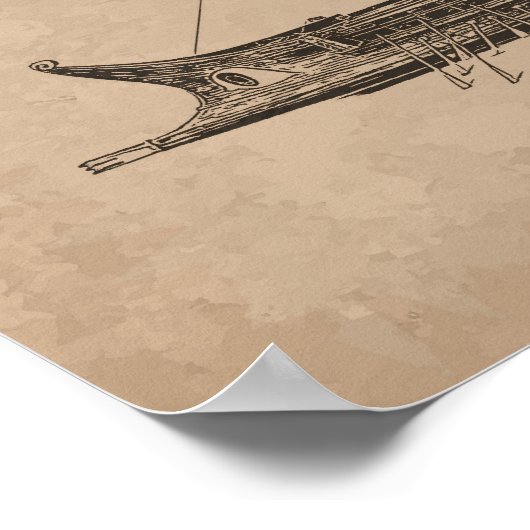 Oud Schip Poster (Hoek)