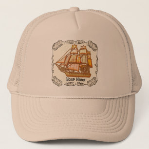 Oud schip trucker pet