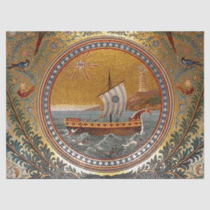Oud schip weefsel papier