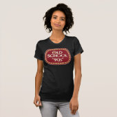 Oud School 90s Moutbier 40oz Labelontwerp T-shirt (Voorkant volledig)