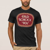 Oud School 90s Moutbier 40oz Labelontwerp T-shirt (Voorkant)