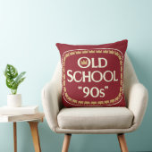 Oud School 90s Moutdrank 40oz Label Ontwerp Kussen (Stoel)