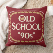 Oud School 90s Moutdrank 40oz Label Ontwerp Kussen (Deken)