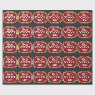 Oud School 90s Moutwijn 40oz Label Design Cadeaupapier