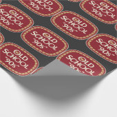 Oud School 90s Moutwijn 40oz Label Design Cadeaupapier (Hoek)