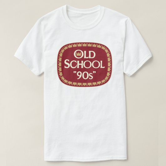 Oud School 90s Moutwijn 40oz Label Design T-shirt (Design voorkant)