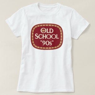 Oud School 90s Moutwijn 40oz Labelontwerp T-shirt