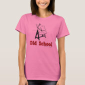 Oud-school-Drafting-Board-red T-shirt (Voorkant)