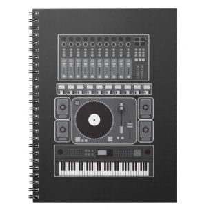 Oud School Hip Hop Rap Music Beat Maker DJ Cadeau Notitieboek