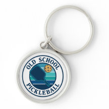 Oud School Pickleball Sleutelhanger