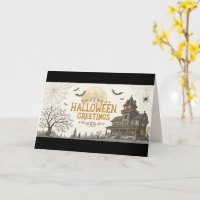Oud-school spookhuis kaart