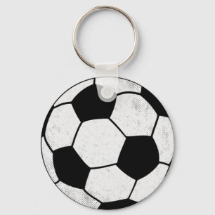 Oud School Voetbalveld Esthetische Grafische Stijl Sleutelhanger