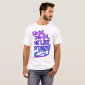 OUD SCHOOLHIP-HOP-shirt T-shirt (Voorkant volledig)