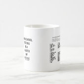 Oud-schoolsms'en is een kwestie van morse koffiemok (Center)