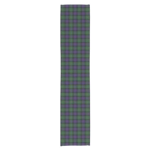 Oud Schots Roos jagen Tartan Pset Korte Tafelloper (Voorkant)