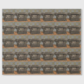 oud  schrijfmachinepapier cadeaupapier (Vlak)