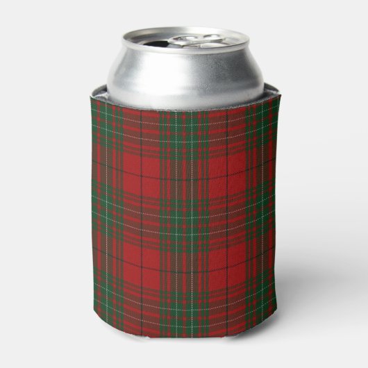 Oud Scotsman Clan Cumming Rood Groen Tartan Blikjeskoeler (Blikje Voorkant)