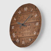 oud Scratched Wood Grote Klok (Hoek)