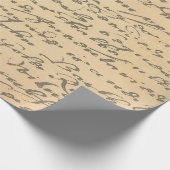 Oud  script cadeaupapier (Hoek)