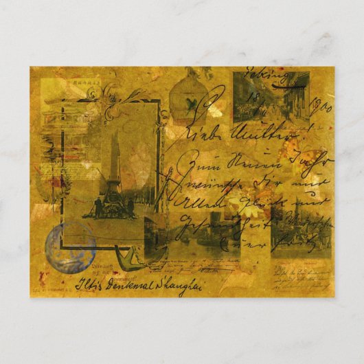 Oud Shanghai Briefkaart (Voorkant)