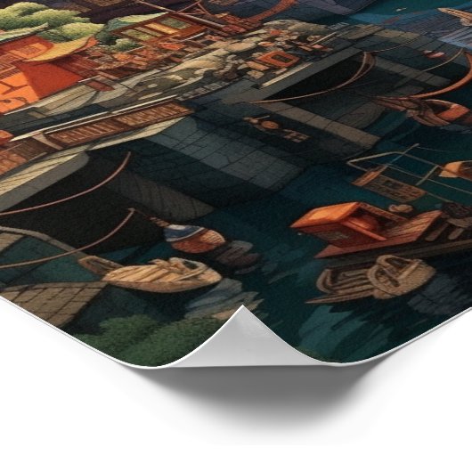 Oud Shanghai Poster (Hoek)