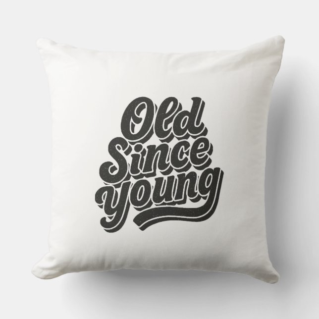 Oud sinds jong kussen (Voorkant)