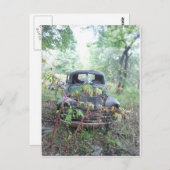 Oud slaan op vrachtwagen briefkaart (Voorkant / Achterkant)