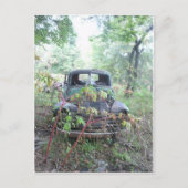 Oud slaan op vrachtwagen briefkaart (Voorkant)