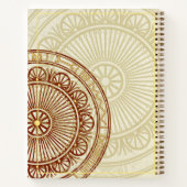 Oud-Slavische kalender Ornament Notitieboek (Achterkant)