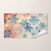Oud Sneeuwvlokken Patroon - Bad Handdoek Set (Handdoek)
