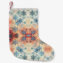 Oud Sneeuwvlokken Patroon - Kerstmuts