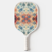 Oud Sneeuwvlokken Patroon - Pickleball Paddle (Voorkant)