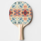 Oud Sneeuwvlokken Patroon - Ping Pong Batje (Voorkant)