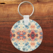 Oud Sneeuwvlokken Patroon - Sleutelhanger (Voorkant)