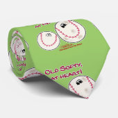 Oud Softy in hart en nieren Stropdas (Opgerold)