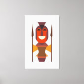 oud soldaat canvas afdruk (Voorkant)