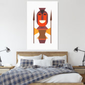 oud soldaat canvas afdruk (Insitu (Slaapkamer))