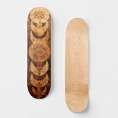Oud spiritueel ontwerp skateboard (Voorkant)