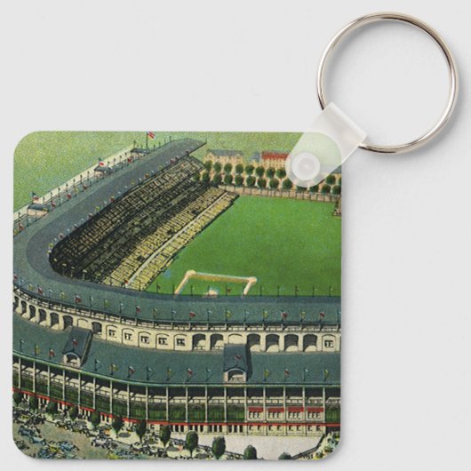 Oud Sport Baseballstadion, Luchtzicht Sleutelhanger (Achterkant)