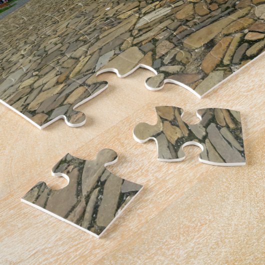 Oud stadsplein in Bardejov, Slowakije Legpuzzel (Zijkant)