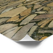 Oud stadsplein in Bardejov, Slowakije Perfect Poster (Hoek)