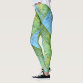 oud - steenblauw groen leggings (Links)