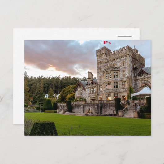 Oud steenkasteel briefkaart (Voorkant / Achterkant)