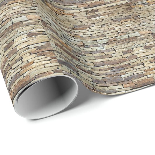 Oud-steenwandtextuur Cadeaupapier (Rol Hoek)