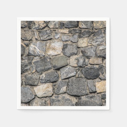 Oud-steenwandtextuur Servetten (Voorkant)