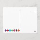 Oud Stijl Geel Kippengezin en Paaseieren Feestdagenkaart (Achterkant)