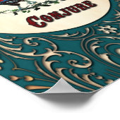 Oud stijlgebonden afdrukken poster (Hoek)