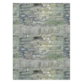 Oud stone wandpatroon, roestachtig tablet tafelkleed (Voorkant)