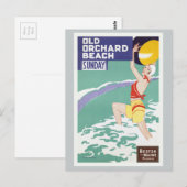 Oud stral Vintage Briefkaart (Voorkant / Achterkant)