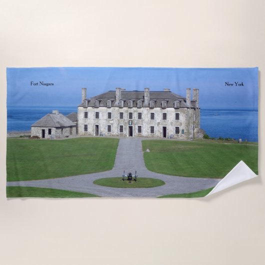 Oud strand van Fort Niagara Barracks Strandlaken (Voorkant)